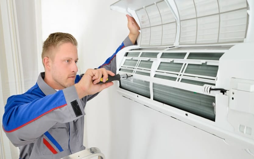 شركة تنظيف مكيفات بدون فك بالرياض