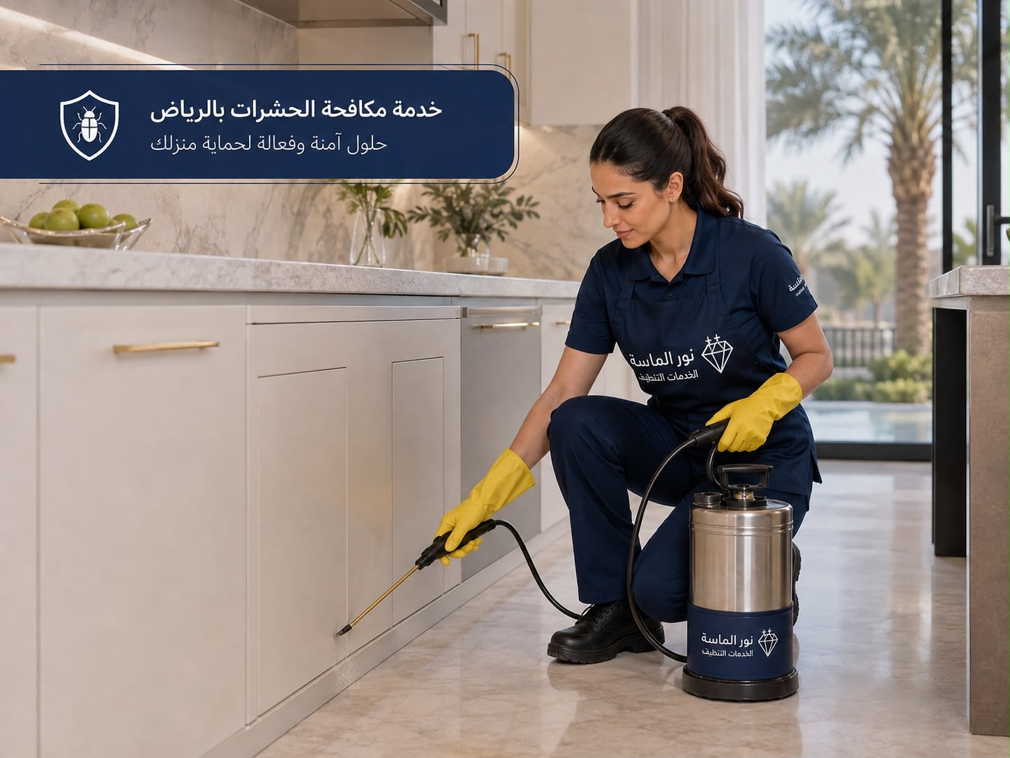 خدمة مكافحة الحشرات بالرياض من شركة نور الماسة
